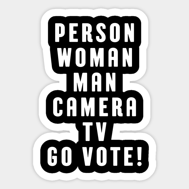 Person Woman Man Camera Tv Person Woman Man Camera Tv Sticker Teepublic 0200